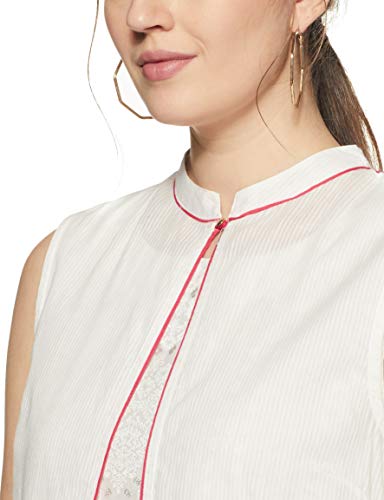 W for Woman Women's Cape Gilet (16AU32556-58483_White_12)