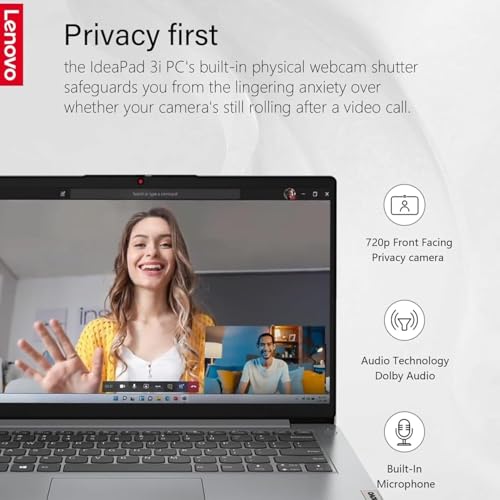Lenovo IdeaPad 3i • 15.6" Full HD Touchscreen Laptop • Office 365 for Web • Intel Core i5 • 12GB Memory • 256GB SSD • Windows 11| Ideal for Fun and Everyday Use