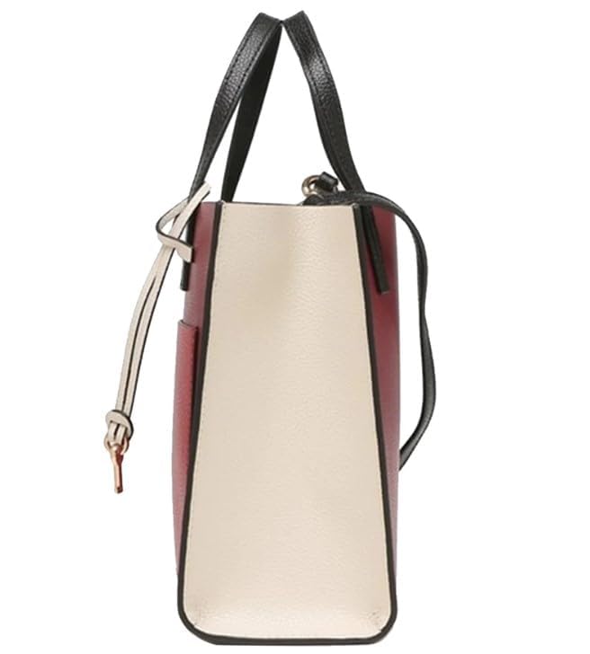 Marc Jacobs M0016132607 Mini Grind Pomegranate Red Multi Leather With Gold Hardware Mini/Small Women's Tote Bag, Pomegranate Red Multi, S, Tote Bag