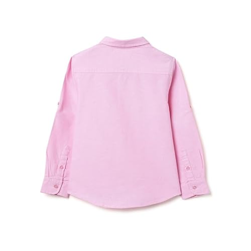 United Colors of Benetton Regular Fit Regular Collar Solid Shirt Pink