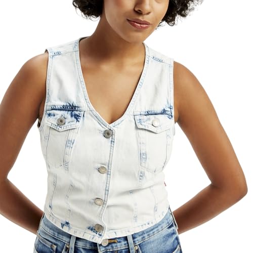 Levi's Women's A-Line Coat (000SF-0001_Blue