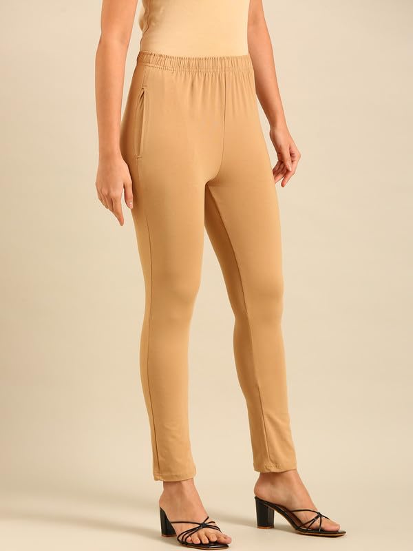 De Moza Women Needle Pant Skin