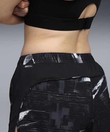 PUMA , Women, W Run Velocity AOP 3" Short, Black, S (52760101)