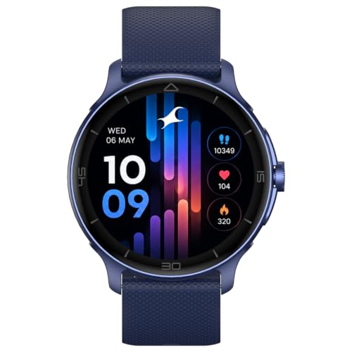 Fastrack Smart Revoltt R1 Smartwatch with 1.38 Inch Display, Bluetooth Calling, AI Voice Assistant and SpO2 Monitor