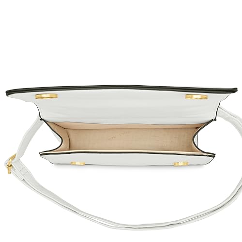 Fastrack PU Quilted Satchel for Women, Girls and Ladies | with Gold Metal Chain and detachable sling strap