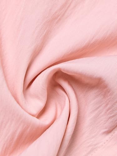 The Souled Store Classic Solids: Salmon Women and Girls Full Sleeves Collared Salmon Solid Cotton Nylon Blend Regular Fit Business Wear Lightweight Casual Shirt