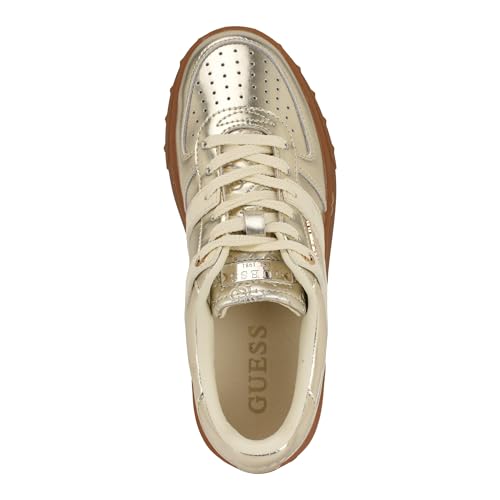 Guess Women's INART Sneaker, Gold 710, 5 UK