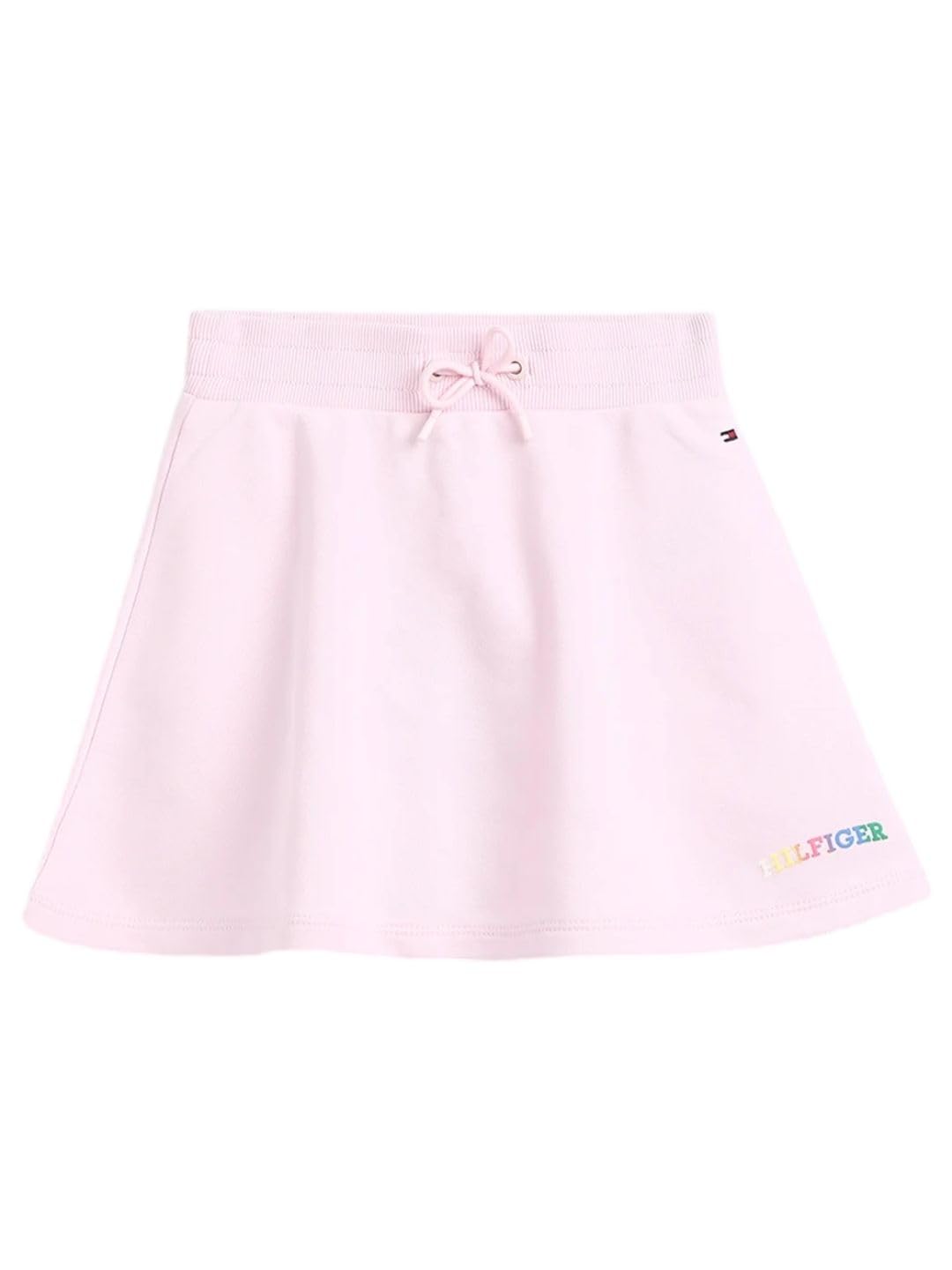 Tommy Hilfiger Girls Solid Regular-Fit Cotton Skirt