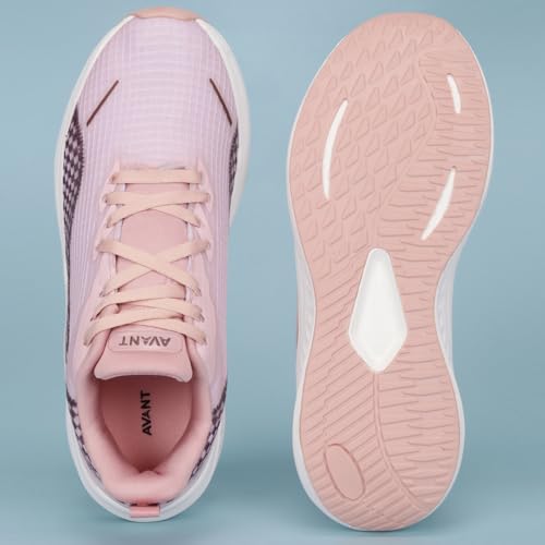 AVANT Women's Averra Running Shoes (AVWSH081CL01UK7_Peach_UK7)