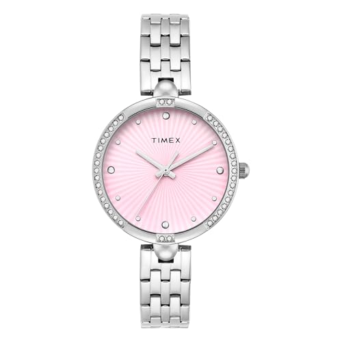TIMEX Pink Round Dial Analog Women's Watch - TWEL22600