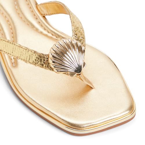 Aldo CONCHIGLIA-IN711 Women Gold Flat Sandals
