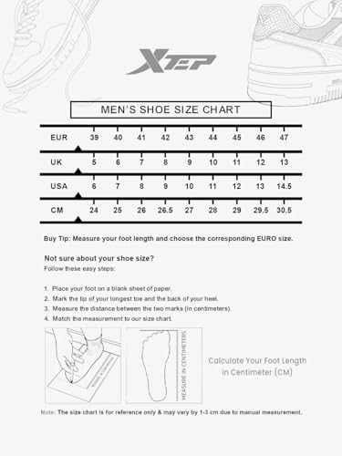 XTEP Sports Game Shoes for Men's| Cushioned Sneakers for Training & Workouts