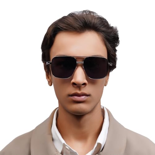 HIDESIGN Ajax Aviator Sunglass - Black