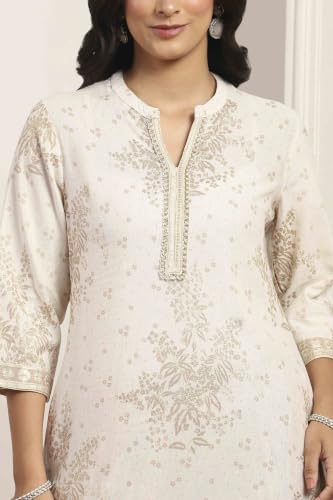 Rangriti Rayon Printed Straight Festive Kurta With Salwar And Dupatta