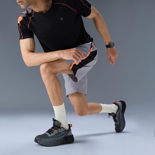 CULT Men Nexon Casual Shoes (Black/D.Grey_UK7)