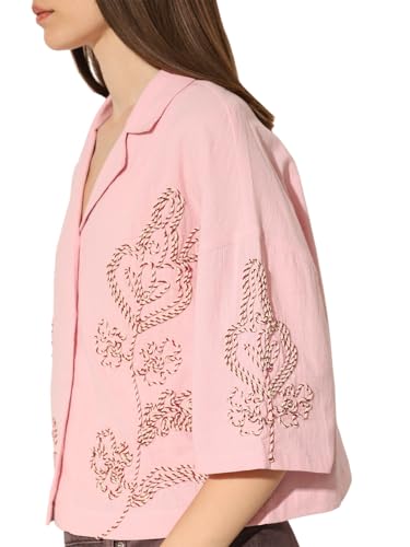 ONLY Women's Boxy Pink Shirt
