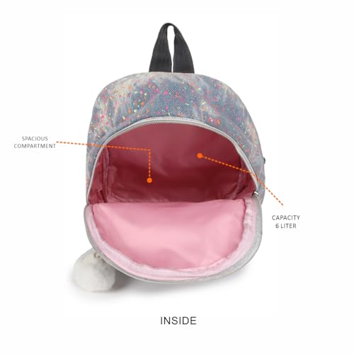 ASTRID Monkey Wash Backpack For Kids With Front Compartment