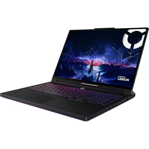 Lenovo Legion Pro 7i Gen 10, AI Gaming Laptop, Intel Ultra 9 275HX, 16" OLED 2.6K (2560x1600) 240Hz 500 nits, 64GB DDR5, 2TB SSD, NVIDIA RTX 5080, 5MP Camera E Shutter, Wi-Fi 7, Win 11 - Black