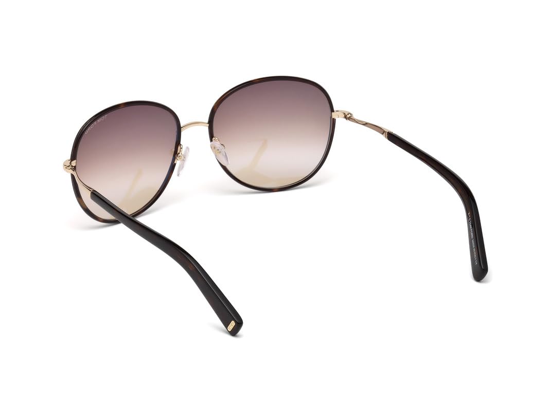 Tom Ford UV Protected Brown Geometric Full rim Sunglasses for Women - FT0498 59 52F