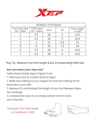 XTEP Women's Grey White Colour Blocking Synthetic Leather RB Casual Shoes (4.5 UK)