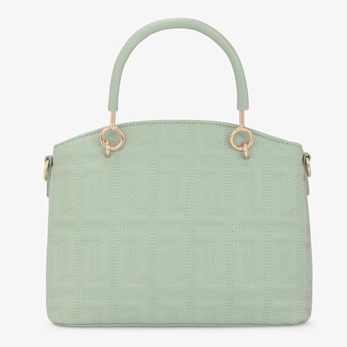 Lavie Luxe Women's Label Small Satchel Bag | Satchel Handbag for Work | Ladies purse | Stylish Shoulder Bag | Gift for Women