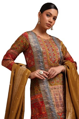 Soch Women's Viscose Salwar Suit (OWS5CD21949_Maroon