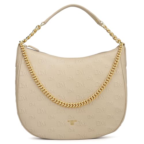 Da Milano Leather Shoulder Bag for Women - White