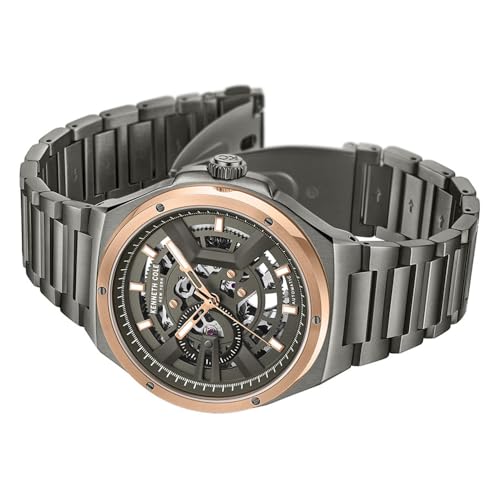 Kenneth Cole Automatic Black dial Stainless Steel Strap Watch for Men-KCWGY0064401MN