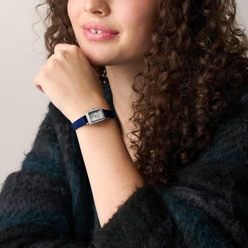 Fossil Raquel Blue Quartz Fabric Watch ES5436