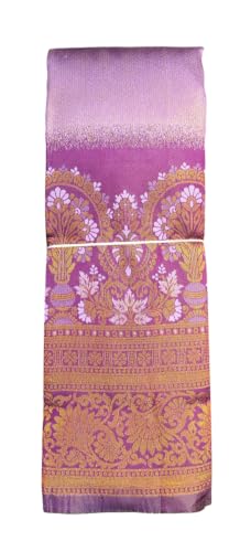SREE KUMARAN Women's Kanchipuram Kubera Silk Pure Pattu Sarees – Deer Butta With Blouse (VSK161-6)