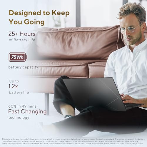ASUS Zenbook 14 (2026), AMD Ryzen AI 5 430, AMD Radeon iGPU, 16GB RAM, 1TB SSD, FHD+, 14", (35.5 cm), Windows 11, M365 Basic(1 Year)* Office 2024, Jade Black, 1.28 kg, UM3406GA-QL119WS, Co-Pilot+ PC
