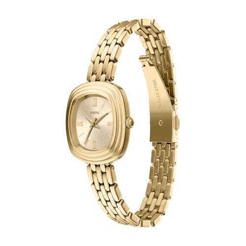 Fossil Genevive Gold Quartz Stainless Steel Watch ES5506