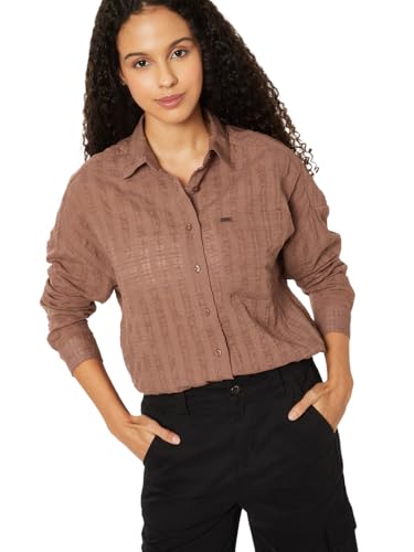 Max Women's Regular Fit Shirt (MOMOKA4D_Brown