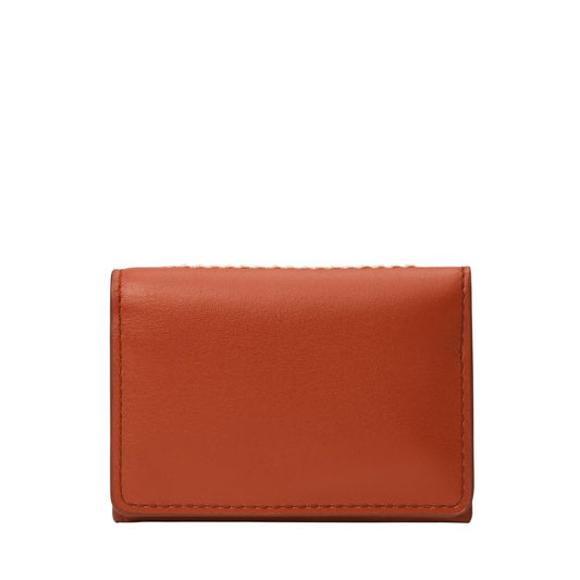 Fossil Men Leather Westover Orange Wallet Ml4642836