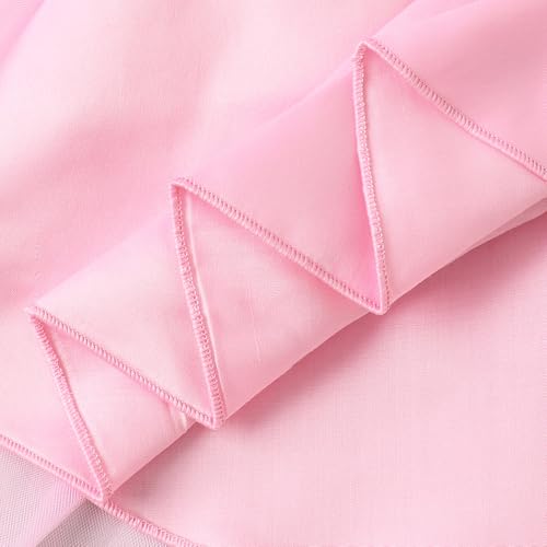 Hopscotch Girls Pink Short Sleeves Sequin Embellished Dress for Age (18-24 Months)