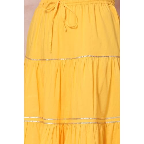 Rangriti Women Viscose Solid Suit Set (RSKASSORTED15445AW21YELL_Yellow