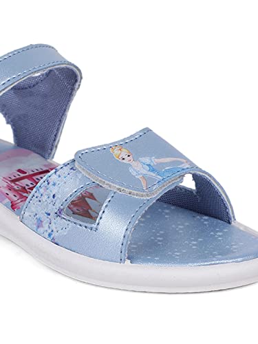 Bubblegummers Girls Castle Princess Sandals Blue, (3619395), 8