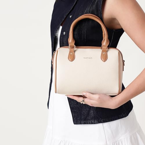 Fastrack Swirl Satchel | Women’s Faux-Leather Satchel| Dual Carry Handles, Adjustable Strap & Spacious Main Compartment