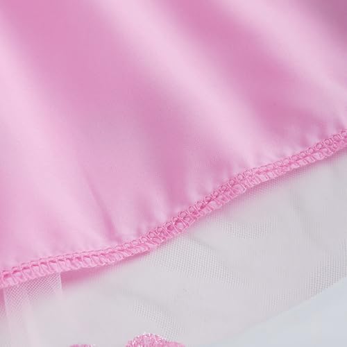 Hopscotch Girls Floral Applique Casual Dresss in Pink Color for Age (2-3 Years)