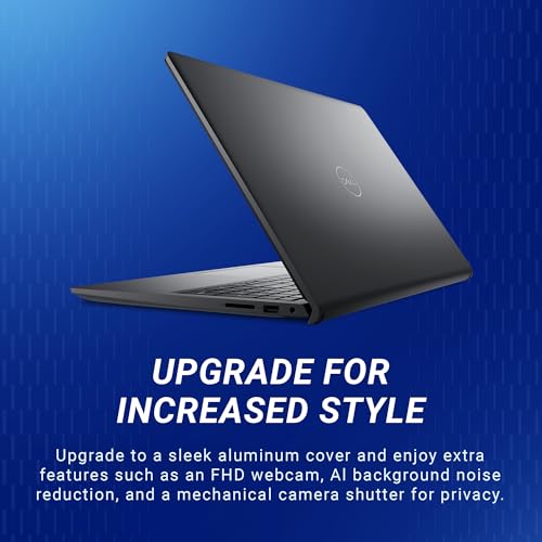 New Dell 15 Laptop, Intel Core 3 100U Processor, 16GB DDR4, 512 SSD, Intel UHD Graphics, 15.6" NT FHD 120Hz IPS AG 250 nit Display, Win 11 + Office H&S 2024, Carbon Black, Thin & Light- 1.63Kg