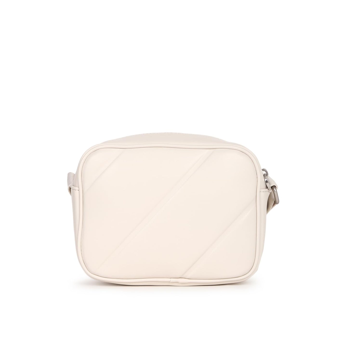 Calvin Klein Women's PU Solid Beige Camera Bag