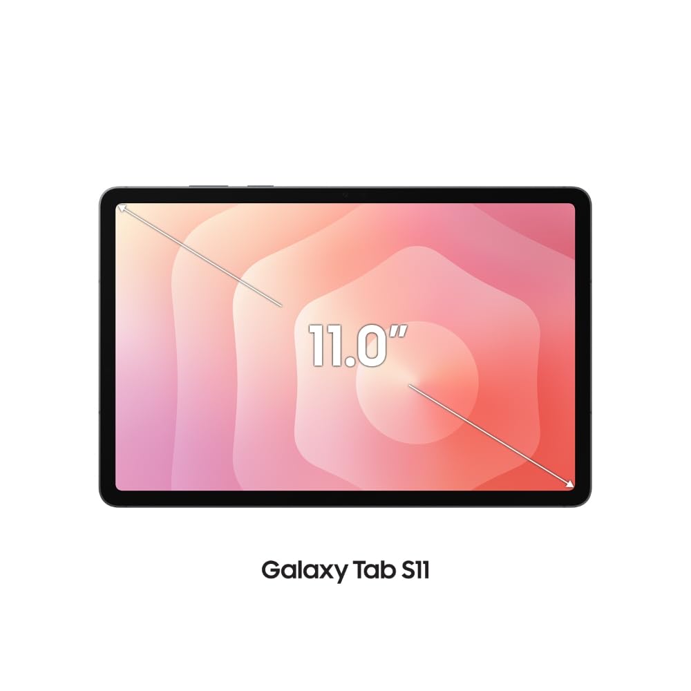 Samsung Galaxy Tab S11 with AI, S Pen in-Box, 27.8 cm (11 inch) Dynamic AMOLED 2X Display, 12 GB RAM, 128 GB Storage, Wi-Fi Tablet, Gray