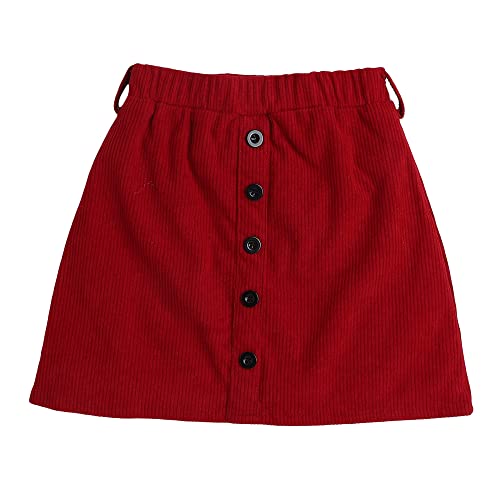 Hopscotch Baby Girls Cotton and Spandex Solid Ruffled 3/4th Sleeves Top And Skirt Set in White Color For Ages 12-18 Months (XIQ-4185383)
