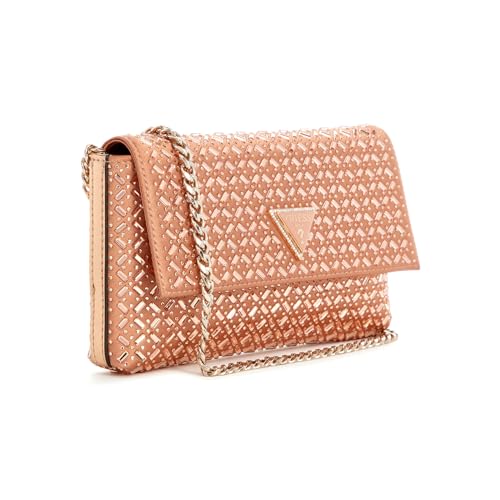 Guess Women's Bronze Embellished Clutch| Ladies Purse Handbags | Gift For Ladies