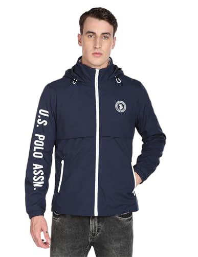 U.S. POLO ASSN. Men's Trench Coat (USJCK0239_Navy_2XL)