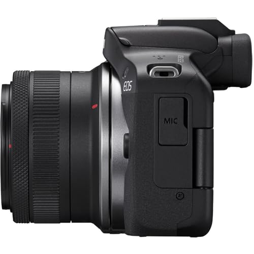 Canon EOS R50 Mirrorless Camera with 18-45mm & 55-210mm Double Lens Bundle