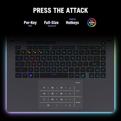 ASUS ROG Strix G16 (2025) Gaming Laptop, 16” ROG Nebula 16:10 2.5K 240Hz/3ms, NVIDIA® GeForce RTX™ 5070 Ti, Intel® Core™ Ultra 9 Processor 275HX, 32GB DDR5, 1TB SSD, Wi-Fi 7, Win11 Home, G615LR-AS96