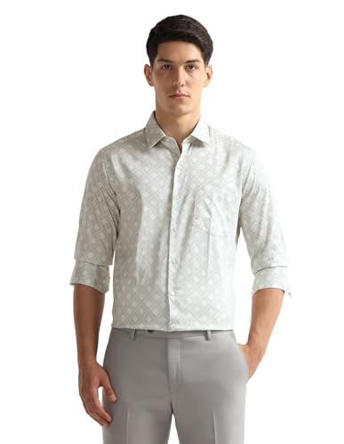 Arrow Green Formal Shirt_ARAEOSH3097_40