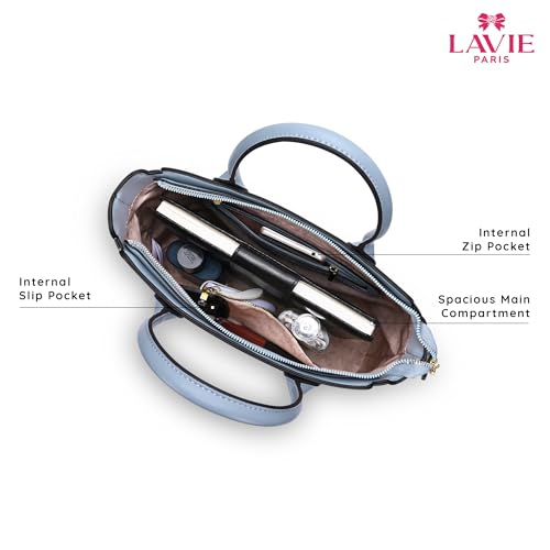 LAVIE PARIS Women's Camelia Medium Satchel Bag | Satchel Handbag for Work | Ladies Purse | Stylish Shoulder Bag | Gift for Women