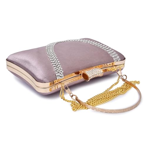 For The Beautiful You curve chain Women's Clutch (Pink1)